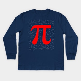 pi shirt Kids Long Sleeve T-Shirt